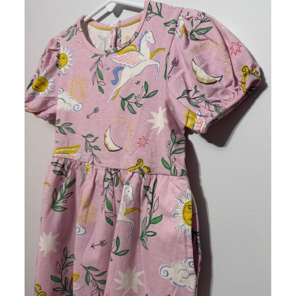 Mini Boden Lot of 2 dresses size 5-6 and 6-7 short sleeve cotton - Picture 3 of 12